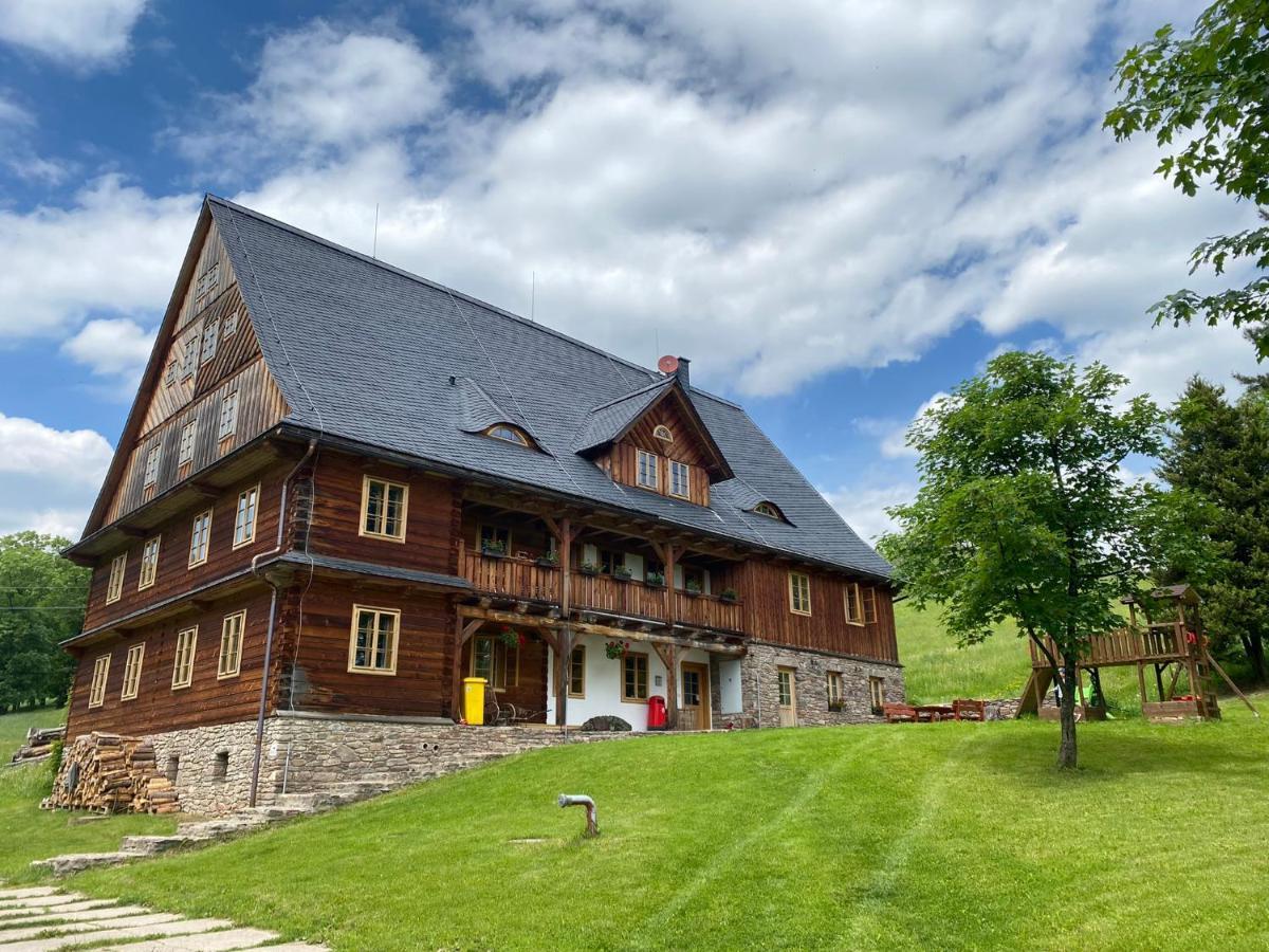 Samota U Hadince Hotel Bartosovice v Orlickych Horach Luaran gambar
